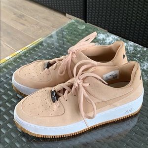 Pink Suede Air force one’s